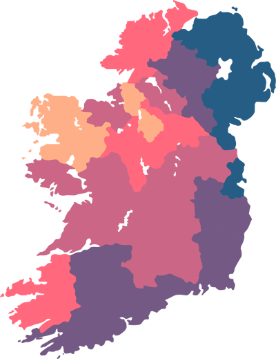 Mapa de Irlanda