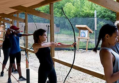 Tiro-en-arco-Lake-Rosseau-Camp