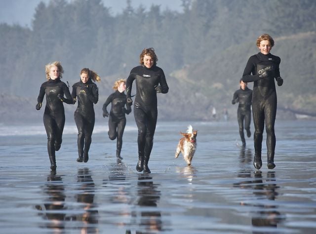 surf en las Gulf Islands