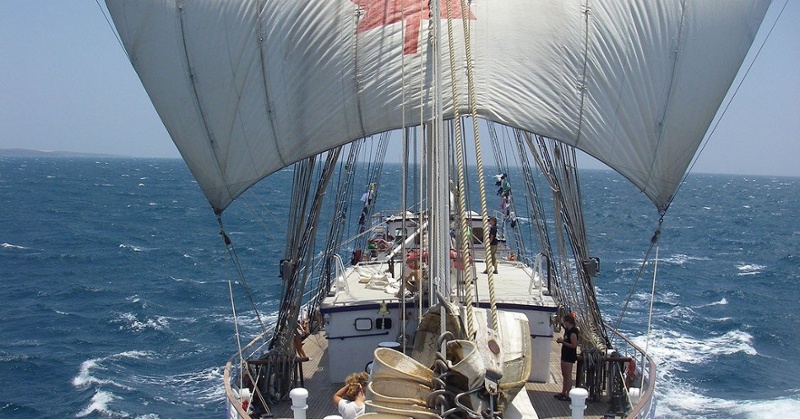 año escolar en el mar